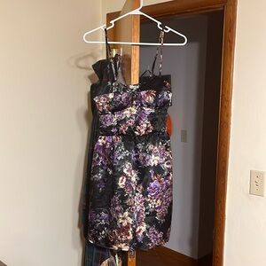 Charlotte Russe M dress! Black, purple, and cute!!